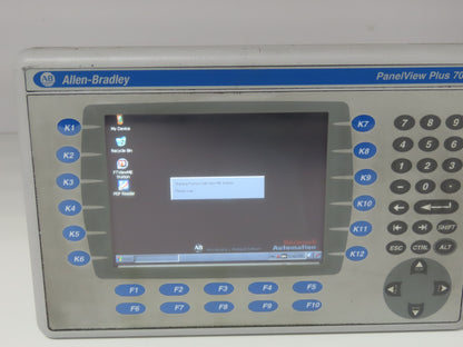 Allen Bradley 2711P-B7C4A8 PanelView Plus 700 Keypad/Touch W/Module 2711P-RDB7C