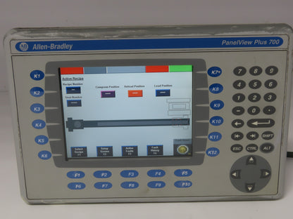 Allen Bradley 2711P-K7C4A8 PanelView Plus 700 Keypad/Touch W/Module 2711P-RDK7C