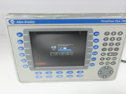 Allen Bradley 2711P-K7C4A8 PanelView Plus 700 Keypad/Touch W/Module 2711P-RDK7C