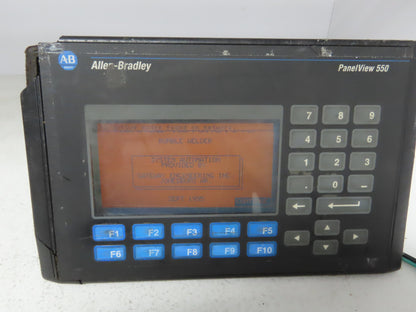 Allen Bradley 2711-K5A2 PanelView 550 HMI Control Panel Ser C Rev B *Read