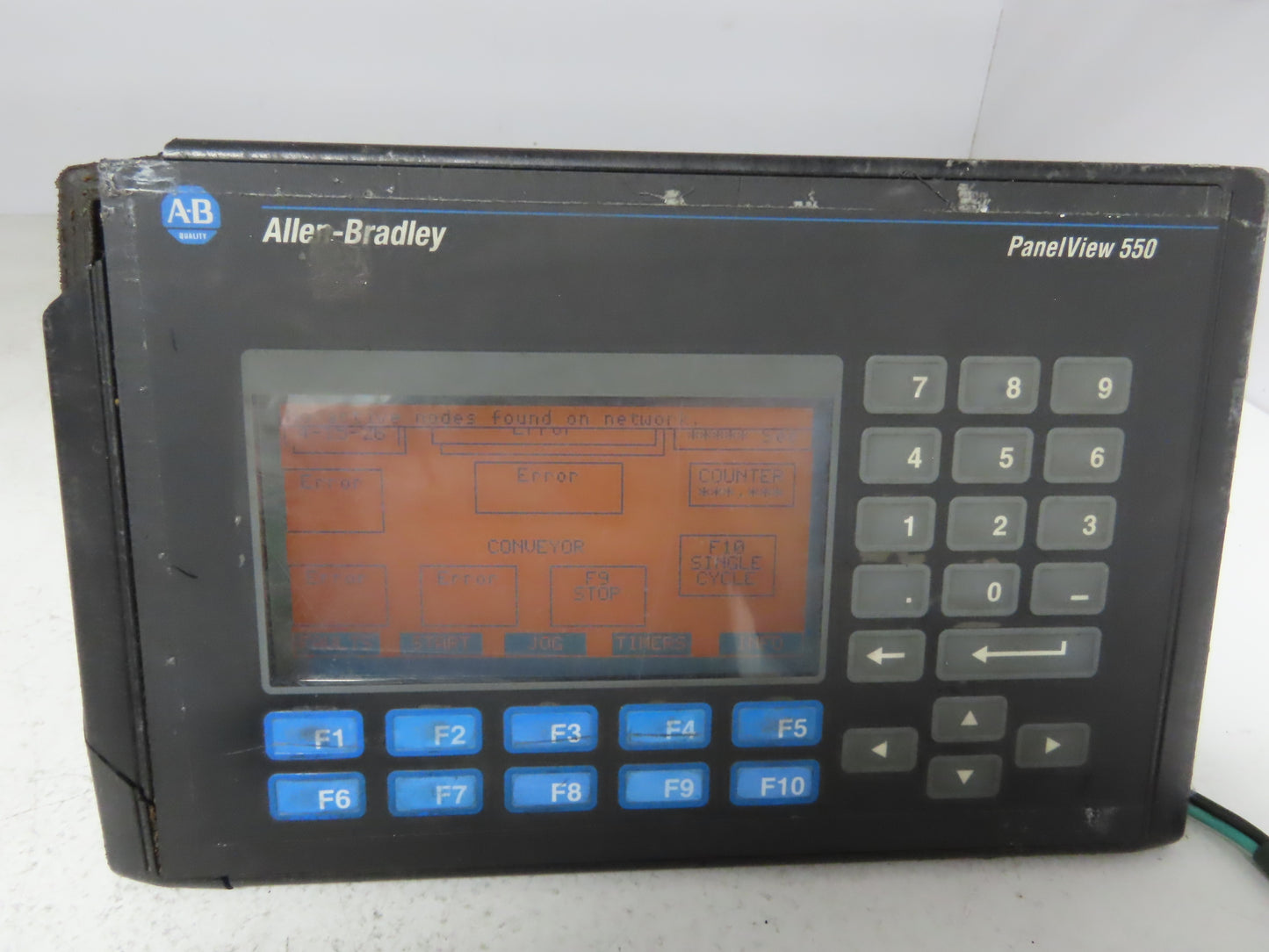 Allen Bradley 2711-K5A2 PanelView 550 HMI Control Panel Ser C Rev B *Read