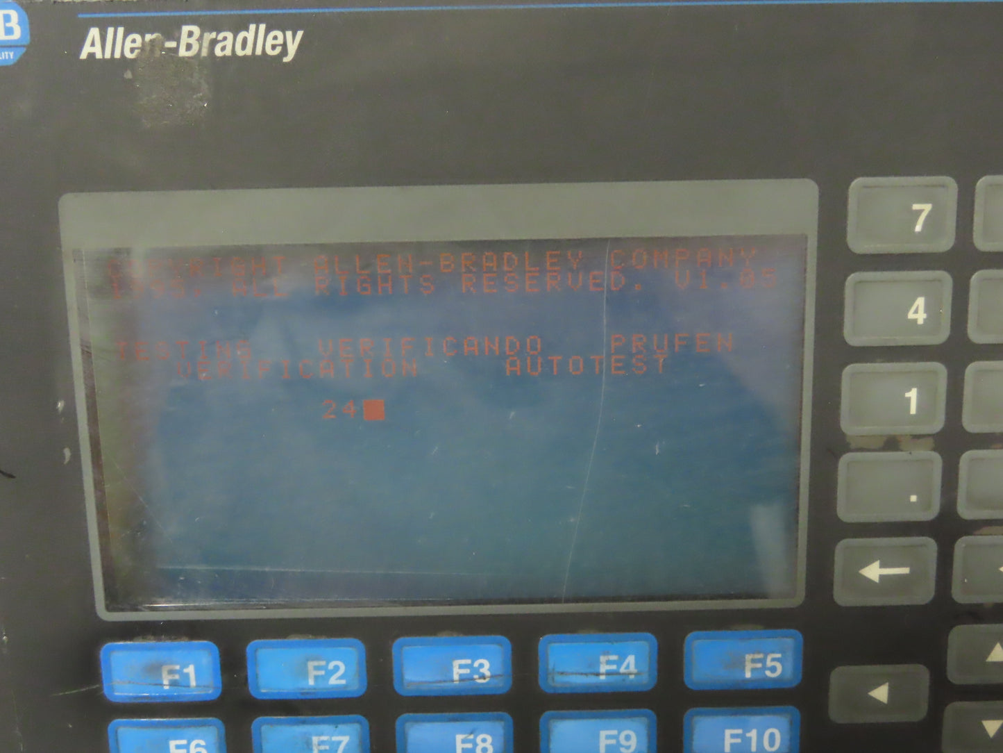 Allen Bradley 2711-K5A2 PanelView 550 HMI Control Panel Ser C Rev B *Read