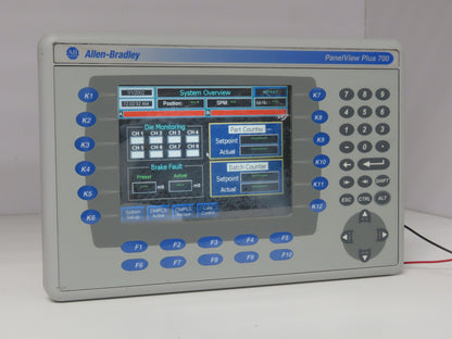 Allen Bradley 2711P-B7C4D1 HMI PanelView Plus 700 Operator Interface 2711P-RP1