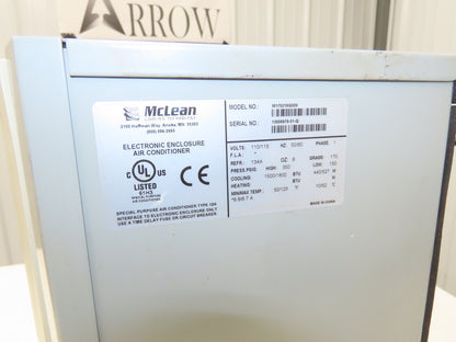 McLean M170216G009 Enclosure Cooling Air Conditioner 1800 BTU 527W 115V
