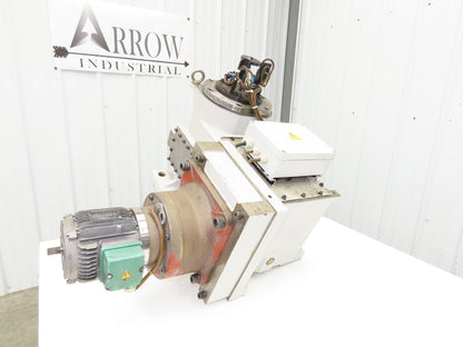 Mori Seiki SH630 Milling Machine Gearbox Top Mount 220V 3Ph 0.75kw Limit Switch