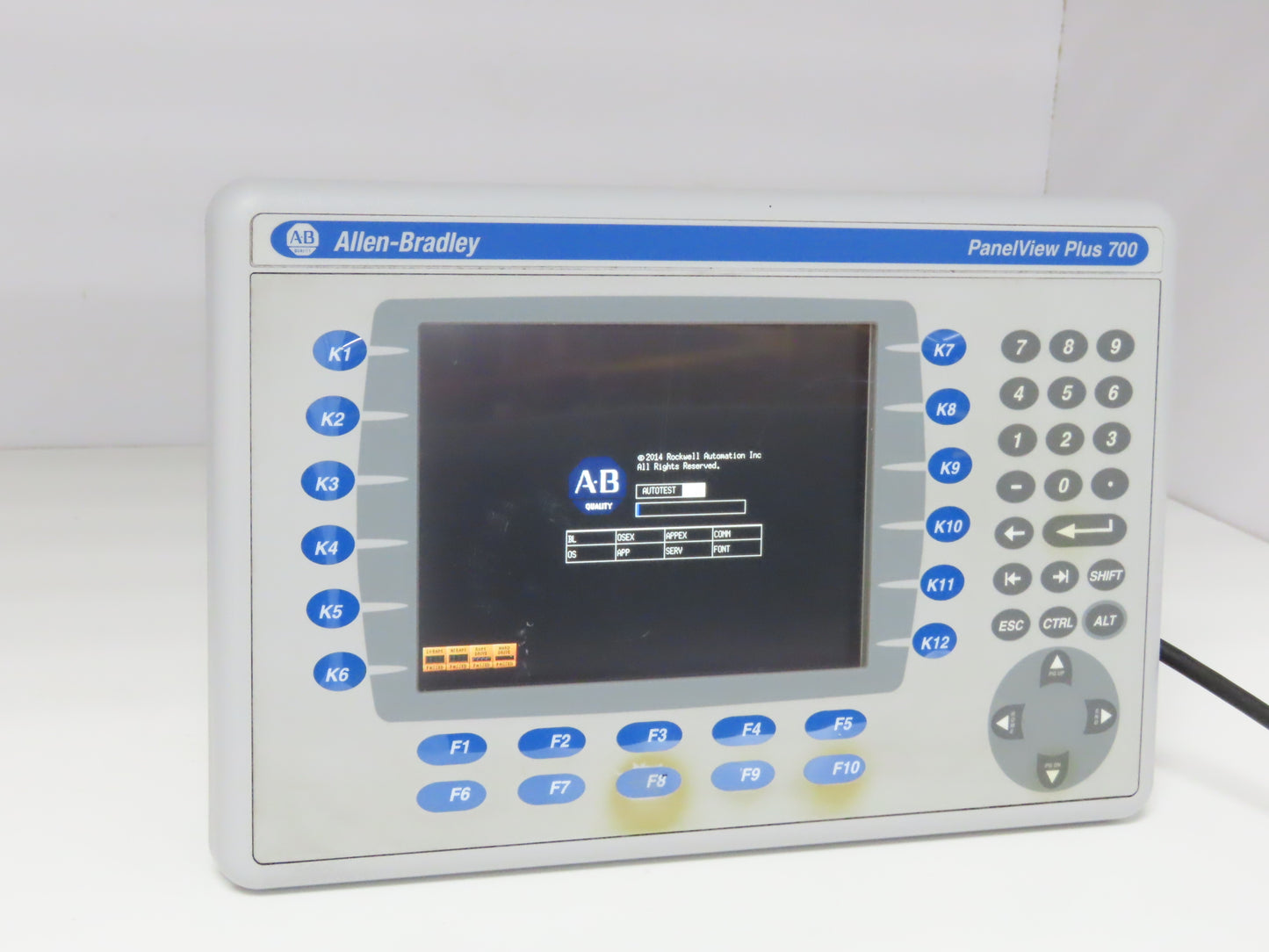 Allen Bradley 2711P-B7C4A8 PanelView Plus 700 Graphic Touch Terminal 2711P-RDB7C
