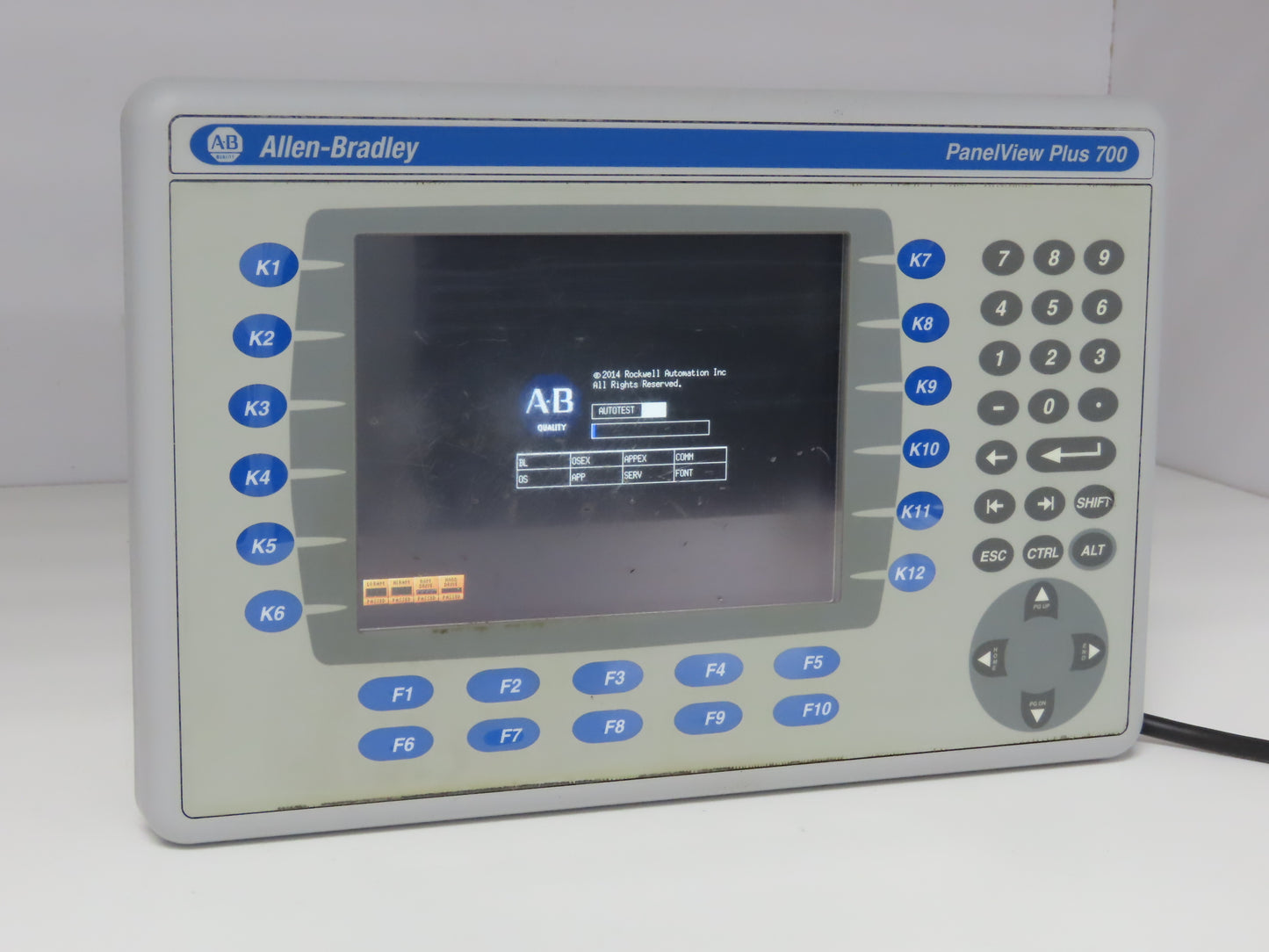 Allen Bradley 2711P-B7C4A8 PanelView Plus 700 Graphic Touch Terminal 2711P-RDB7C