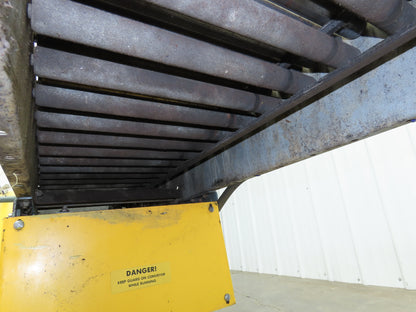 Hytrol 18"x 6' Accumulation Roller Conveyor 16"BF 1-3/8"Roller V-Belt Drive 3PH