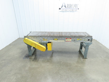 Hytrol 18"x 6' Accumulation Roller Conveyor 16"BF 1-3/8"Roller V-Belt Drive 3PH