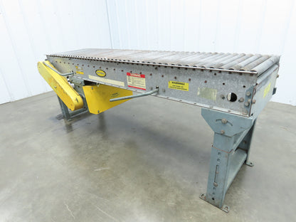 Hytrol 18"x 6' Accumulation Roller Conveyor 16"BF 1-3/8"Roller V-Belt Drive 3PH