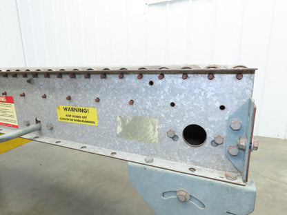 Hytrol 18"x 6' Accumulation Roller Conveyor 16"BF 1-3/8"Roller V-Belt Drive 3PH