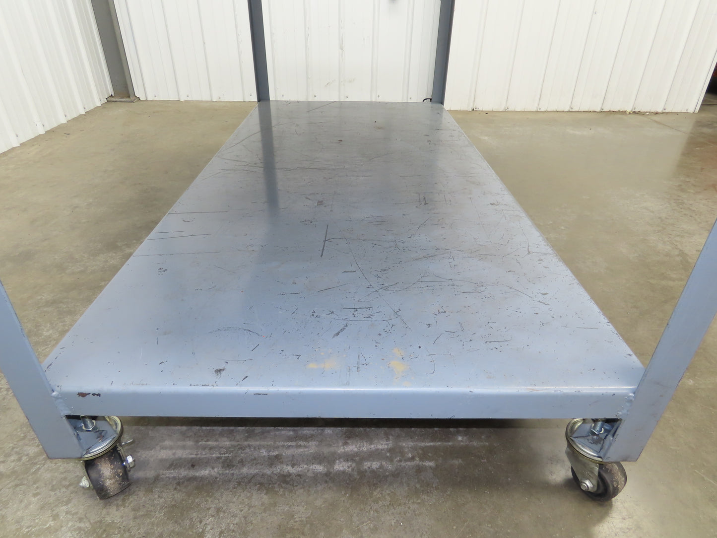 Mobile Machine Table 12 Gauge Steel Top Base Table Work Bench 72x34x36"