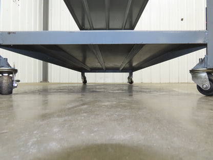 Mobile Machine Table 12 Gauge Steel Top Base Table Work Bench 72x34x36"