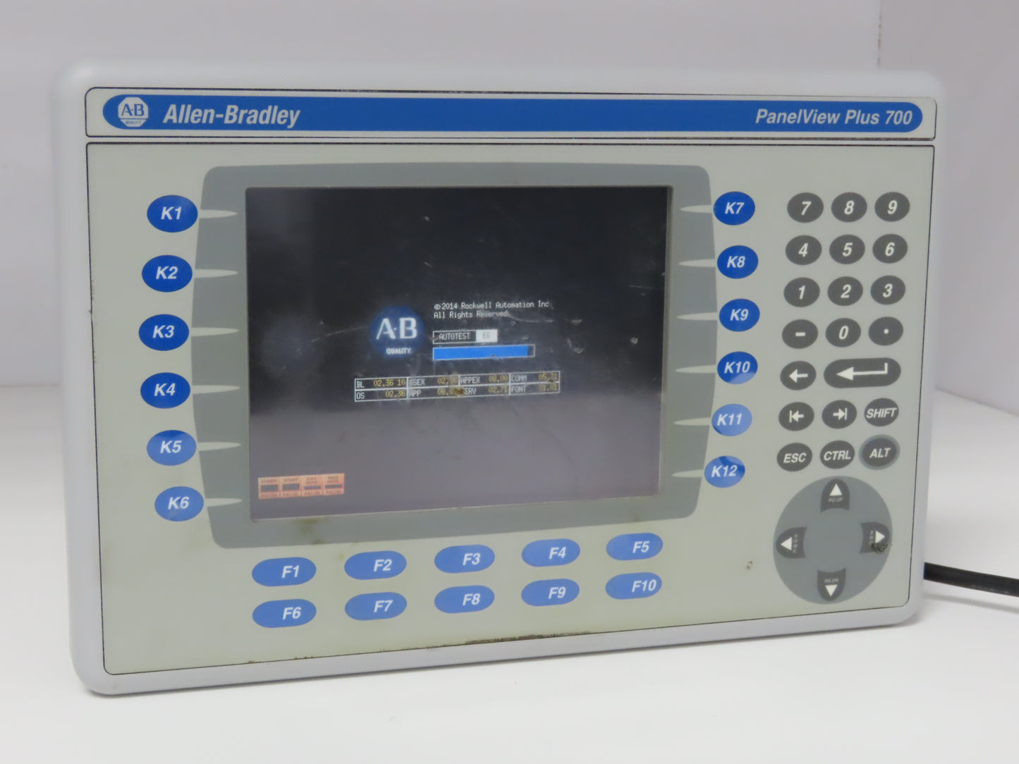 Allen Bradley 2711P-B7C4A8 PanelView Plus 700 Graphic Touch Terminal 2711P-RDB7C