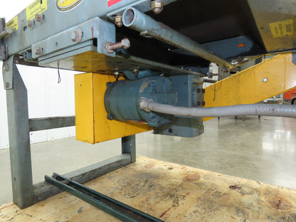Hytrol 22"x 47" Slider Bed Conveyor 17"Belt 1/3Hp 3PH Belt/Chain Drive 65FPM