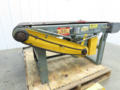 Hytrol 22"x 47" Slider Bed Conveyor 17"Belt 1/3Hp 3PH Belt/Chain Drive 65FPM
