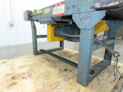 Hytrol 22"x 47" Slider Bed Conveyor 17"Belt 1/3Hp 3PH Belt/Chain Drive 65FPM