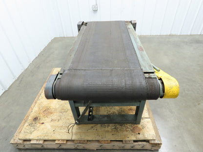 Hytrol 22"x 47" Slider Bed Conveyor 17"Belt 1/3Hp 3PH Belt/Chain Drive 65FPM