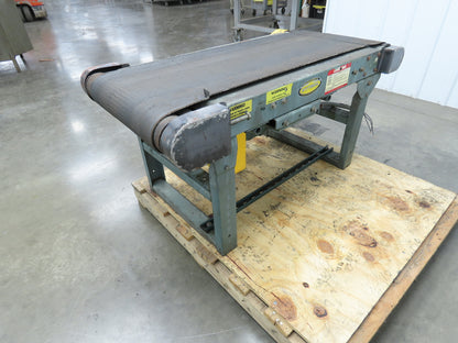 Hytrol 22"x 47" Slider Bed Conveyor 17"Belt 1/3Hp 3PH Belt/Chain Drive 65FPM