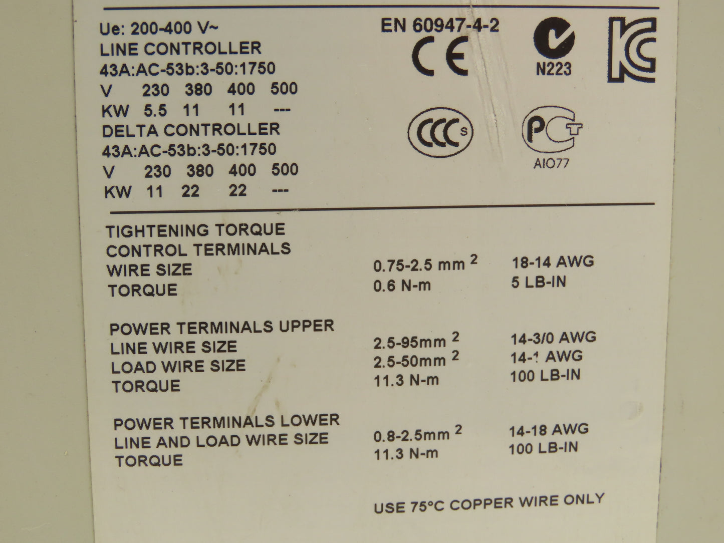 Allen Bradley 150-F25NBDD SMC Flex Soft Start Control Module 30 Hp 480V 3Ph READ