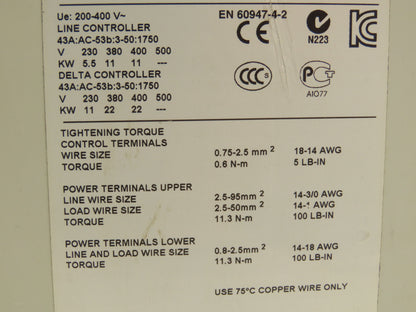 Allen Bradley 150-F25NBDD SMC Flex Soft Start Control Module 30 Hp 480V 3Ph READ