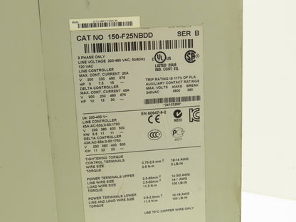 Allen Bradley 150-F25NBDD SMC Flex Soft Start Control Module 30 Hp 480V 3Ph READ
