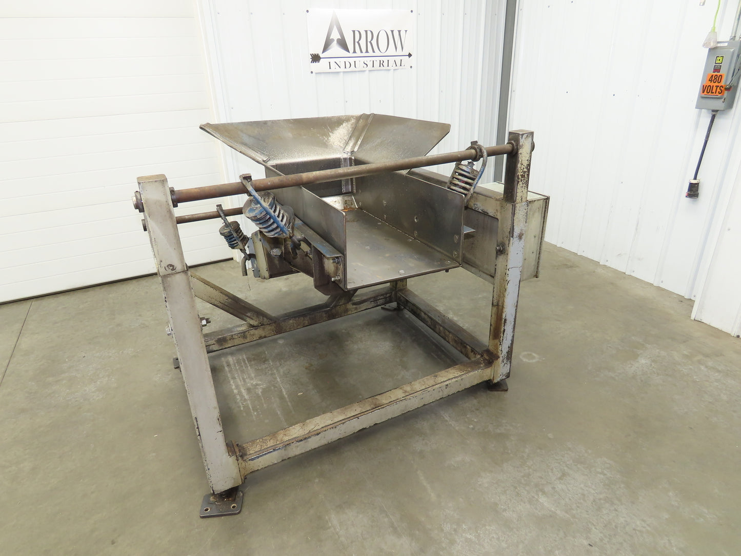 Jeffrey Indresco Model 100 HP Vibratory Feeder Magnetic Drive 480V 10A 1Ph
