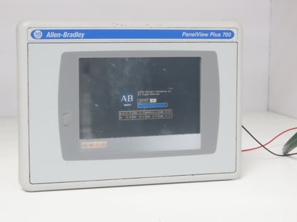 Allen Bradley 2711P-T7C4D8 PanelView Plus 700 Touch Panel Terminal Interface 24V