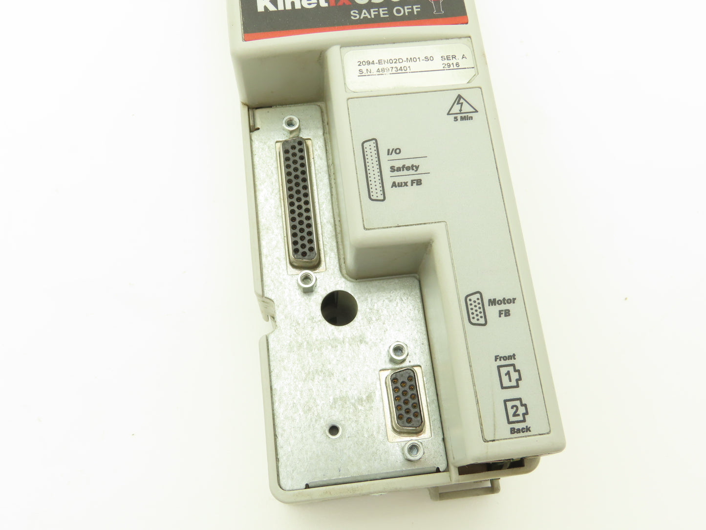 Allen Bradley 2094-EN02D-M01-S0 Control Module Kinetix 6500 Safe Off Ser A 24VDC