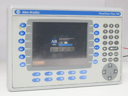 Allen Bradley 2711P-B7C4D8 PanelView Plus 700 Graphic Terminal Touch Screen 24V