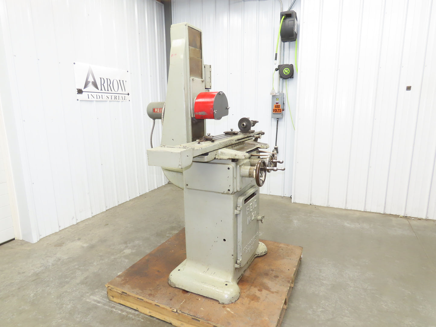 Reid 2-C Vintage Manual Surface Grinder 18x6" Bed 6" Wheel 230/460V 3Ph