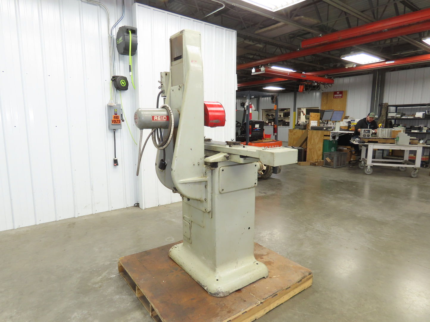 Reid 2-C Vintage Manual Surface Grinder 18x6" Bed 6" Wheel 230/460V 3Ph