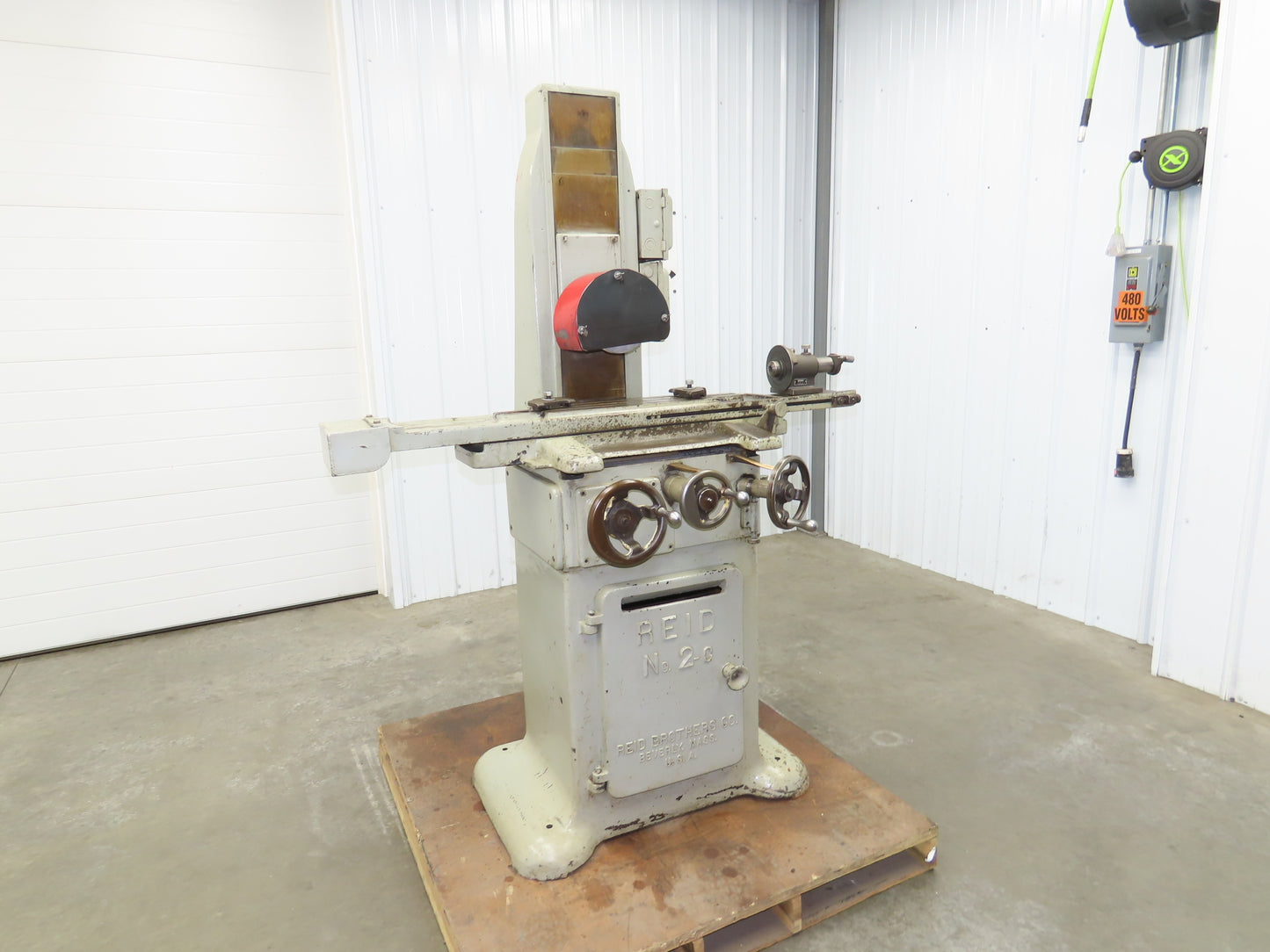 Reid 2-C Vintage Manual Surface Grinder 18x6" Bed 6" Wheel 230/460V 3Ph