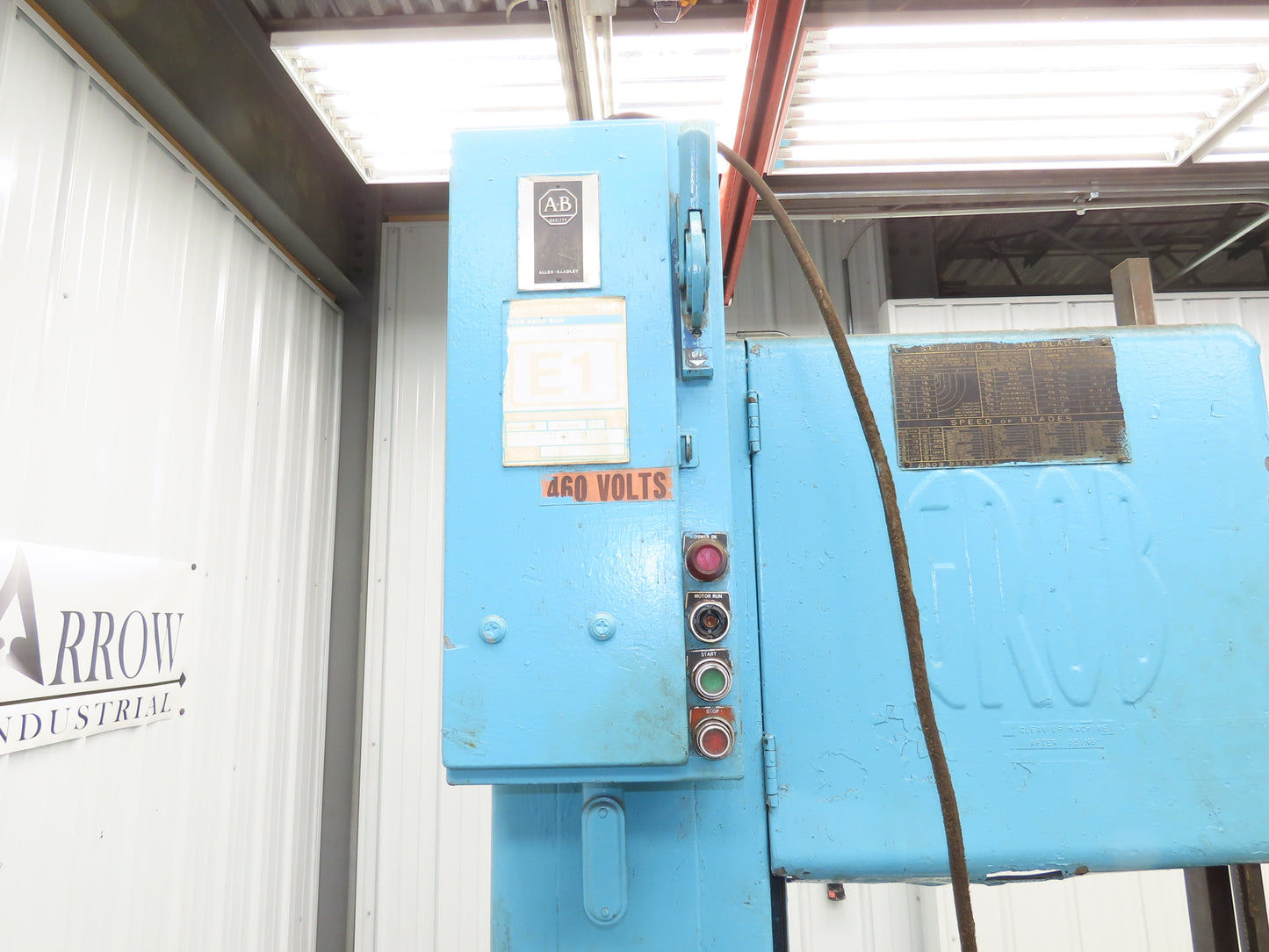 Grob Brothers NS18 Vertical Bandsaw 18" Throat 1Hp 230/460V 3Ph Metal Wood