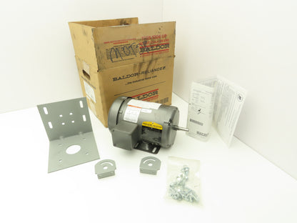 Baldor M3454 Fan Motor 1/4Hp 1725rpm 230/460V 3PH TEFC 48 Frame