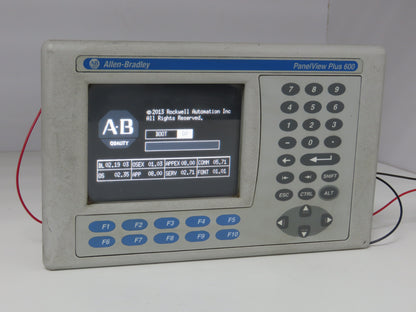 Allen Bradley 2711P-K6M20D8 PanelView Plus 600 Graphic Terminal Series A -READ