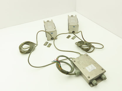 Rice Lake Weighing RL1250-150kg Stainless Steel Load Cell Sensor Lot of 2