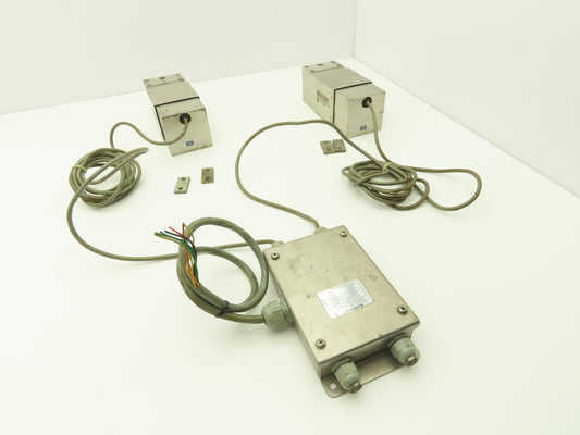 Rice Lake Weighing RL1250-150kg Stainless Steel Load Cell Sensor Lot of 2