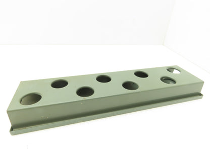 Sunnen SL-38 Honing Machine Mandrel Rack & Drain Pan 8-Hole 1.5" Shank Dia