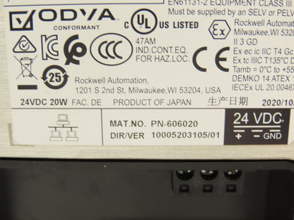 Allen Bradley 2711P-T10C21D8S PanelView Plus 7 HMI 10.4" Touch Screen Series C