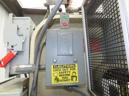 Greenerd Hydraulic Punch Press 6 Ton 14" Stroke 15Hp 230/460V Safety Curtain