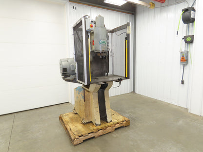 Greenerd Hydraulic Punch Press 6 Ton 14" Stroke 15Hp 230/460V Safety Curtain