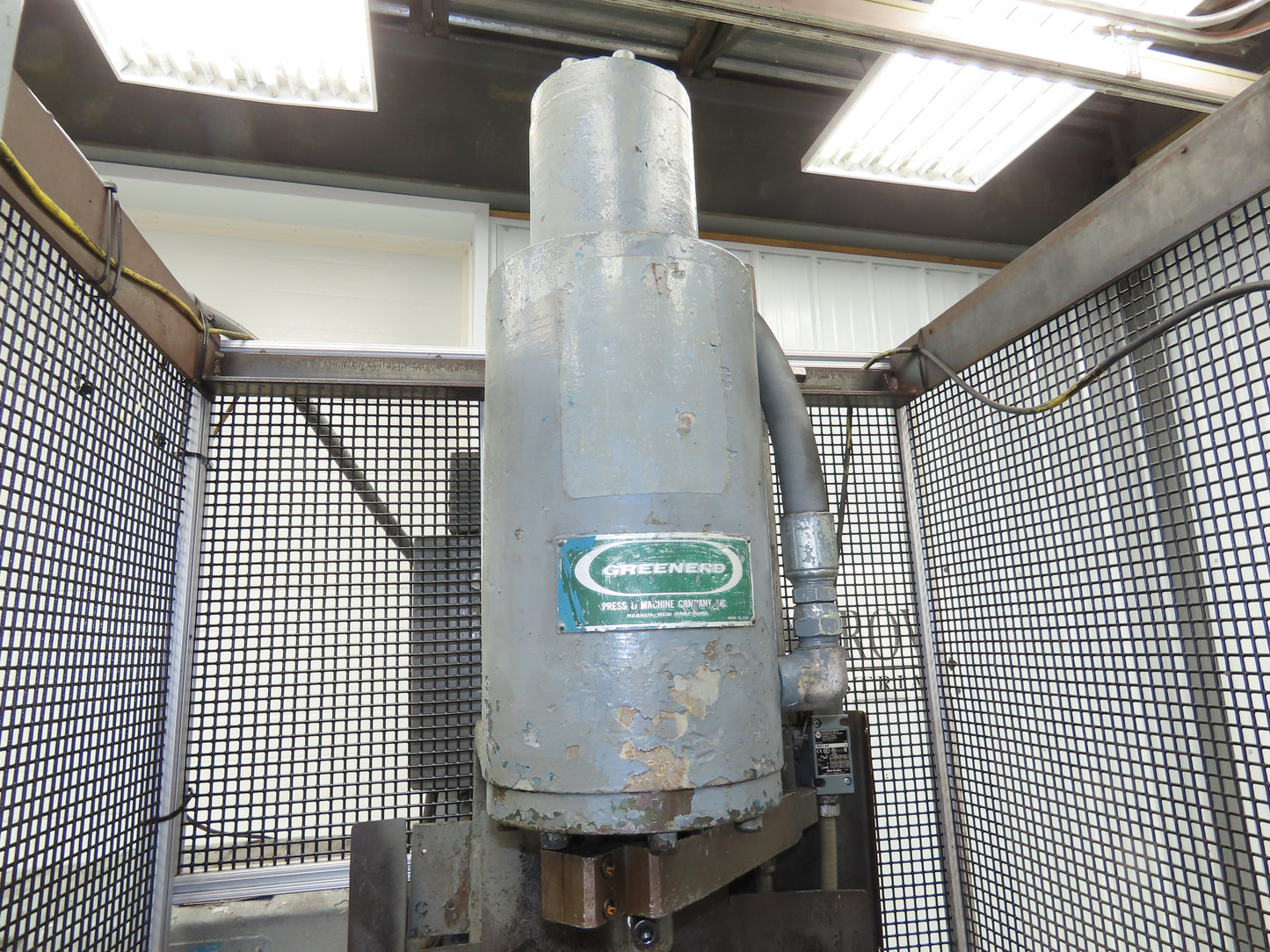 Greenerd Hydraulic Punch Press 6 Ton 14" Stroke 15Hp 230/460V Safety Curtain