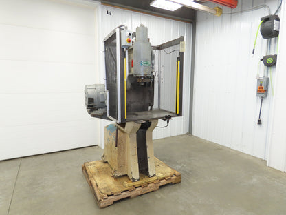 Greenerd Hydraulic Punch Press 6 Ton 14" Stroke 15Hp 230/460V Safety Curtain