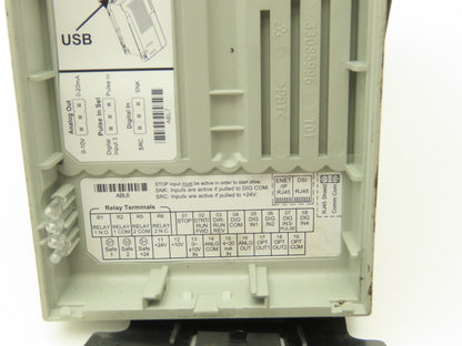 Allen Bradley 25B-D6P0N104 Powerflex 525 3Hp VFD AC Drive 480V 50/60Hz FW 7.001