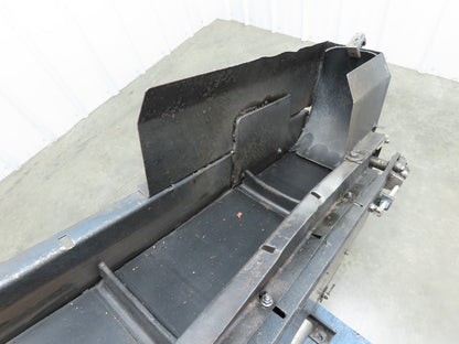 New London Engineering 500-6-6' Incline Parts Conveyor 6" Cleated Belt 3PH 82"L