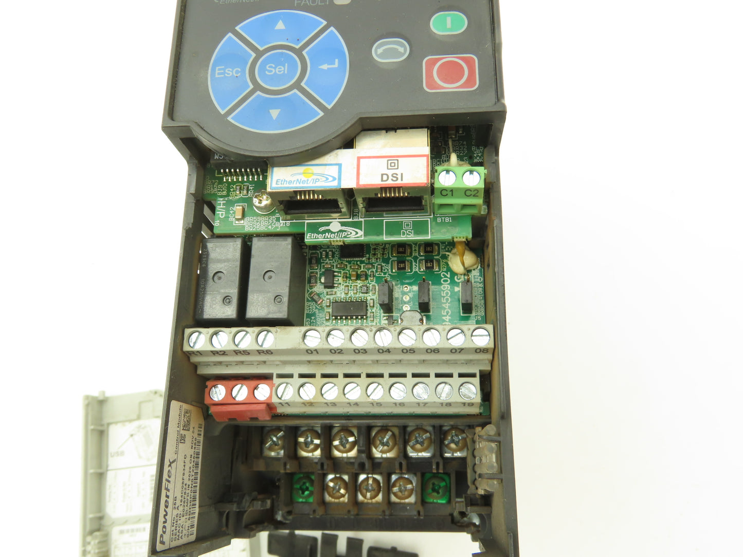 Allen Bradley 25B-D6P0N104 Powerflex 525 3Hp VFD AC Drive 480V 50/60Hz FRN 6.001