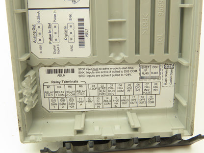 Allen Bradley 25B-D6P0N104 Powerflex 525 3Hp VFD AC Drive 480V 50/60Hz FRN 5.002
