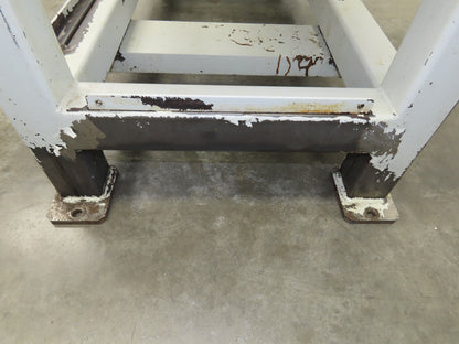 5/8" Steel Top Machine Base Welding Table Work Bench 51-3/4 x 22-1/2" Top 30" H