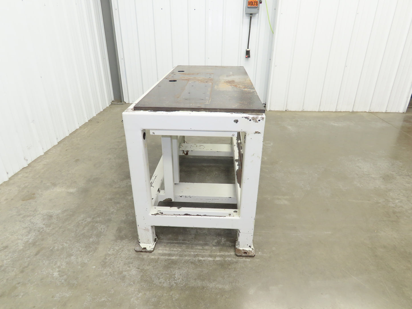 5/8" Steel Top Machine Base Welding Table Work Bench 51-3/4 x 22-1/2" Top 30" H